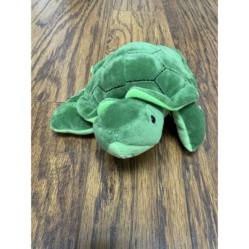 DolliBu Plush Sea Turtle Stuffed Animal - Soft Huggable Big Eyes 6 Inches